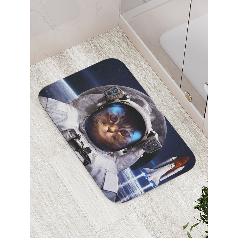 Space Traveller Pet Bath Mat
