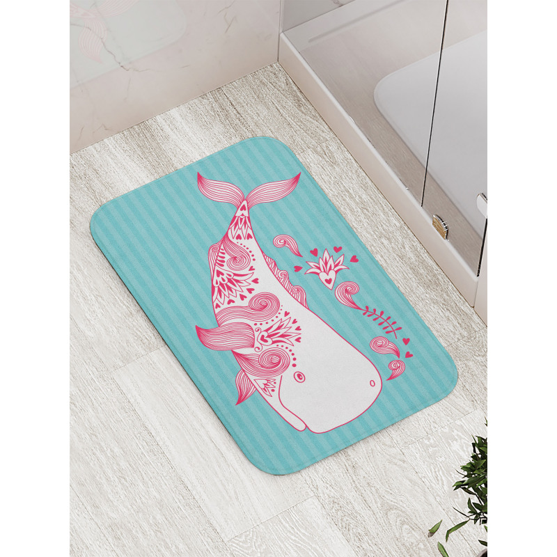 Be Happy Big Fish Bath Mat