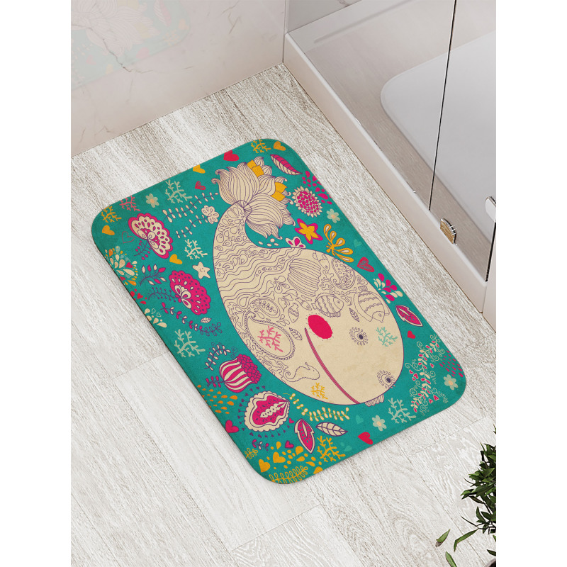 Happy Sea Giant Blooms Bath Mat