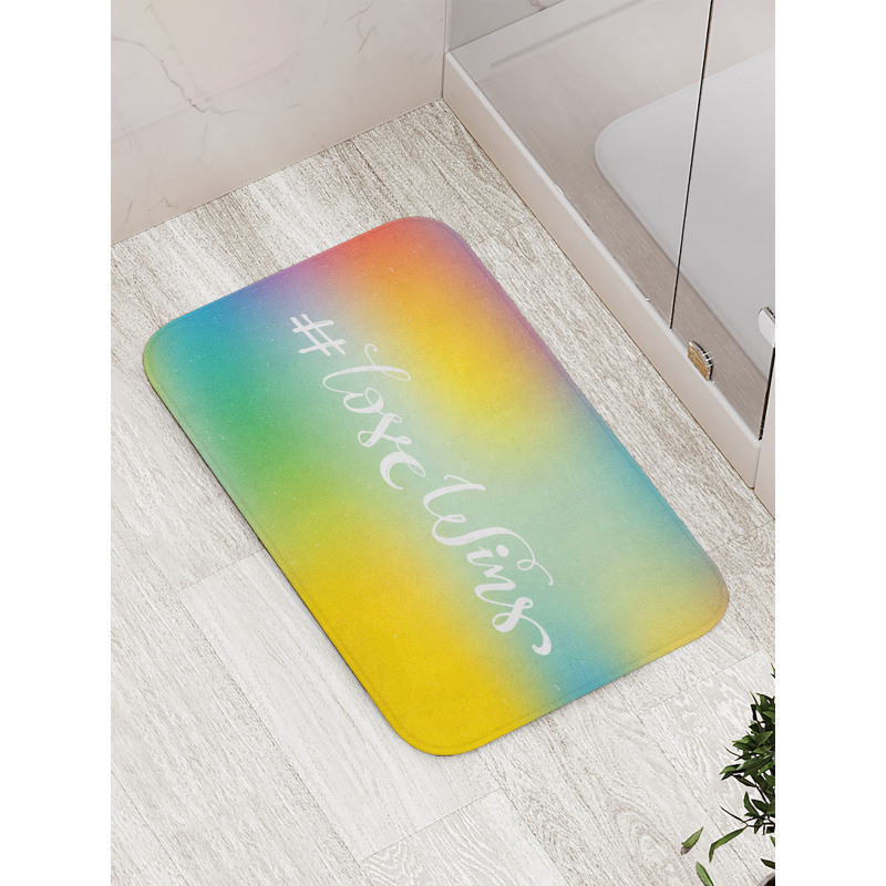 Romantic LGBT Community Bath Mat