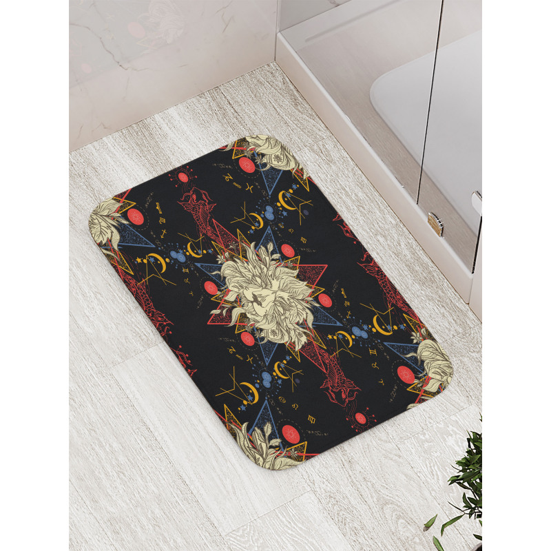 Medieval Mystic Lion Bath Mat