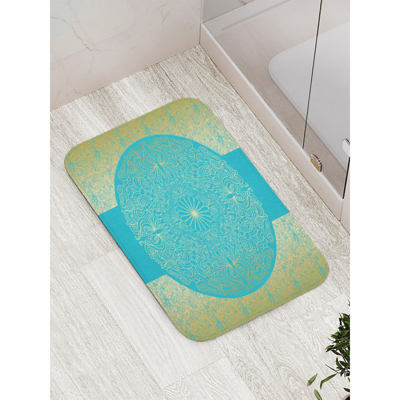 Vibrant Exotic Motifs Bath Mat