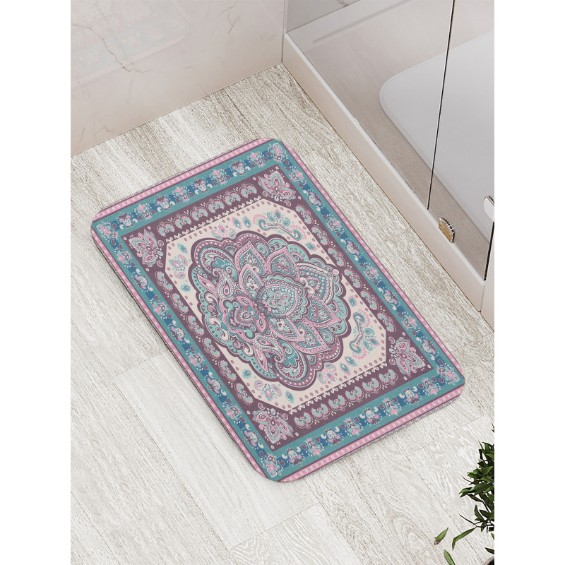 Paisley Oriental Bath Mat