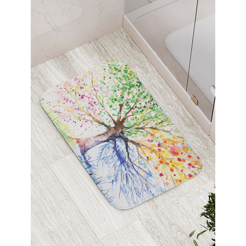 4 Seasons Colorful Bath Mat