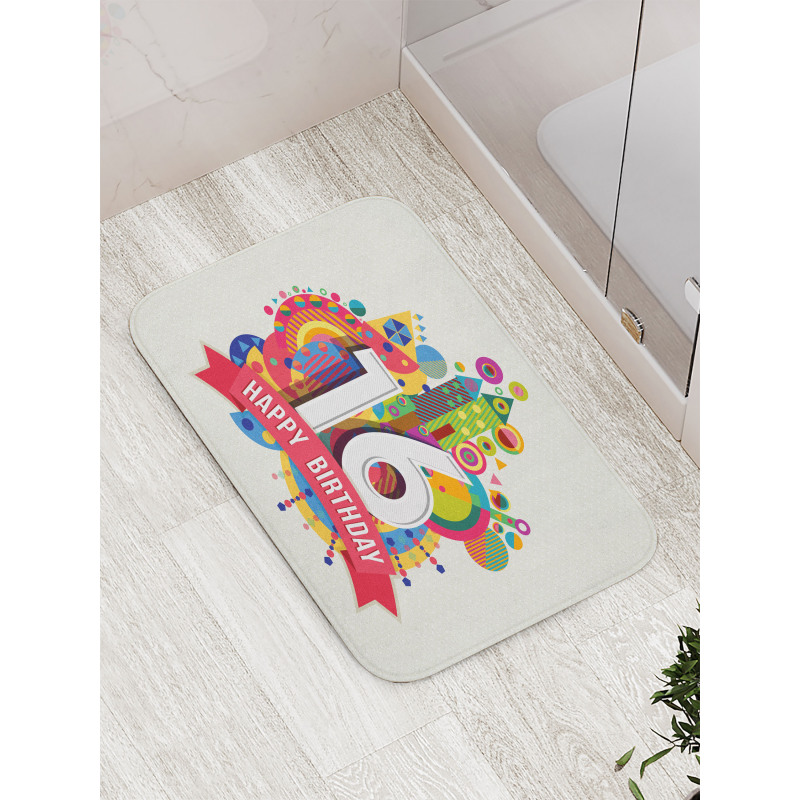 Celebration Funky Bath Mat