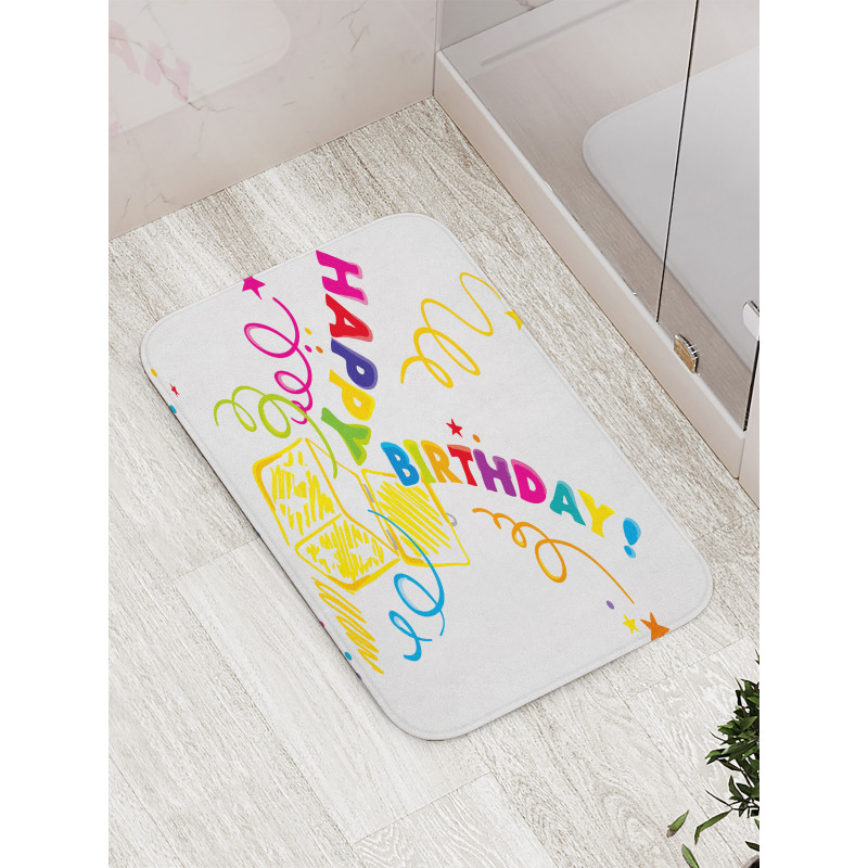 Surprise in Box Doodle Bath Mat