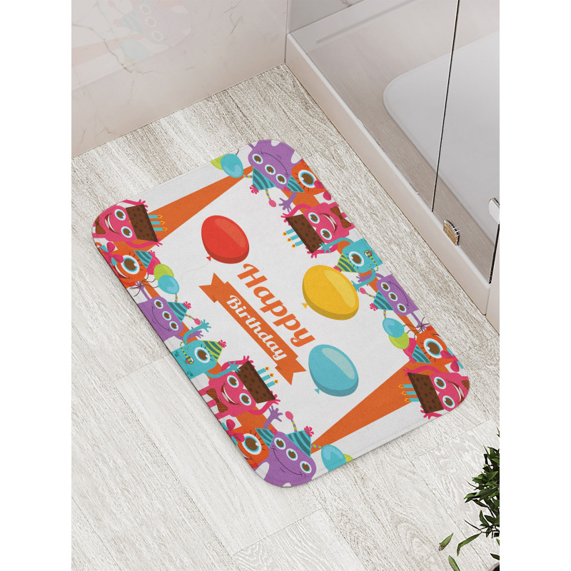 Birthday Party Bath Mat