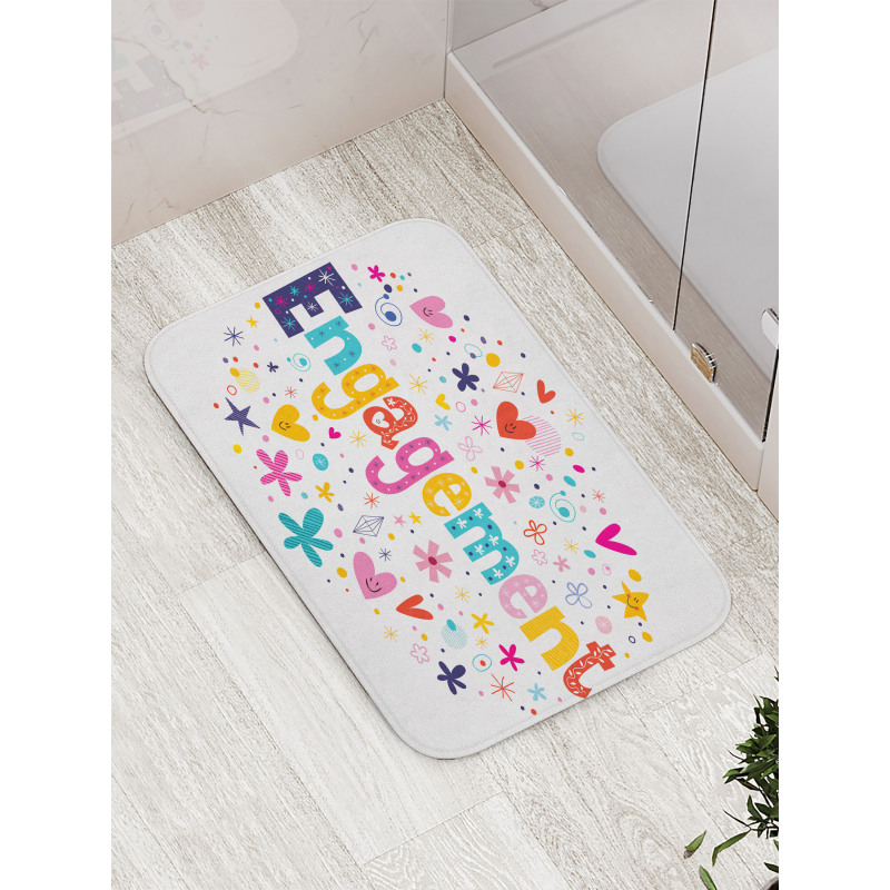 Engagement Party Bath Mat