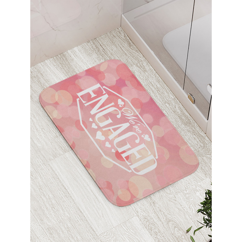 Engagement Card Bath Mat