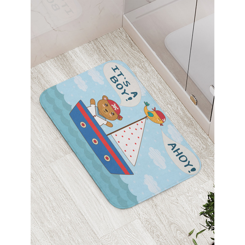 Baby Shower Bear Bath Mat