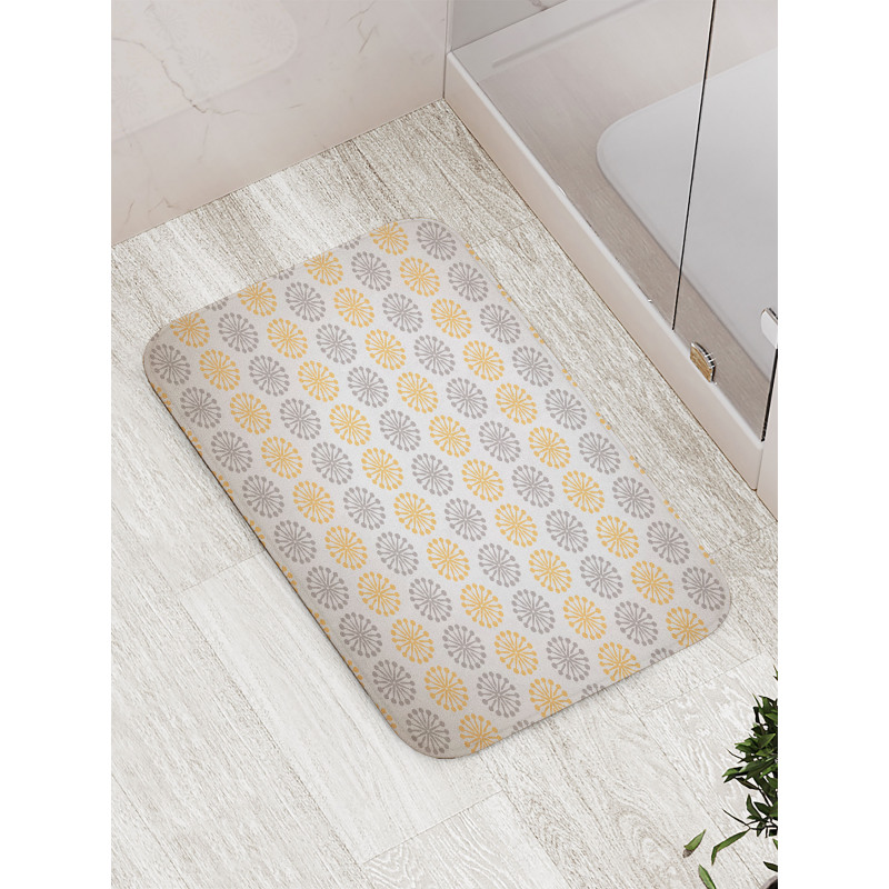 Modern Bohem Flower Bath Mat