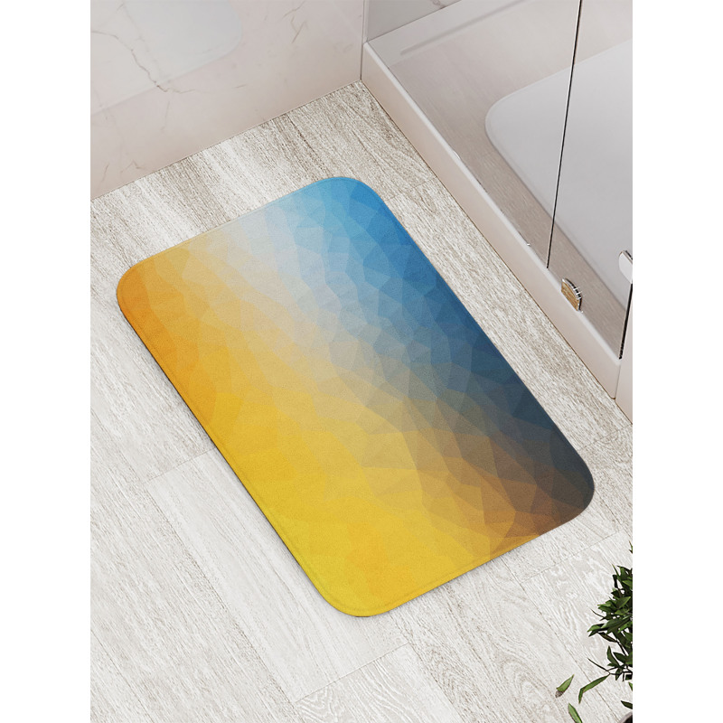 Polygon Fractal Bath Mat