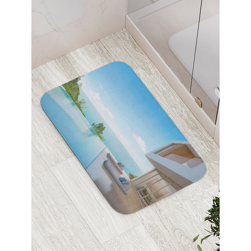 Minimalist Beach House Bath Mat