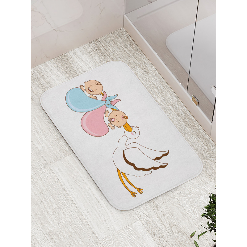 Babies Stork Playroom Bath Mat