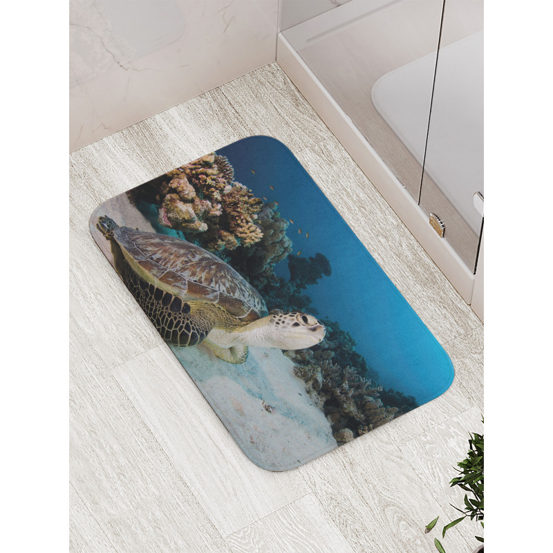 Turtle Coral Reef Bath Mat