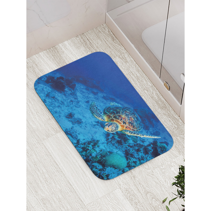 Oceanic Wildlife Bath Mat