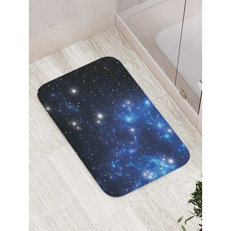 Space Star Nebula Bath Mat