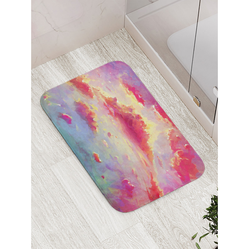 Vibrant Clouds Scenic Bath Mat