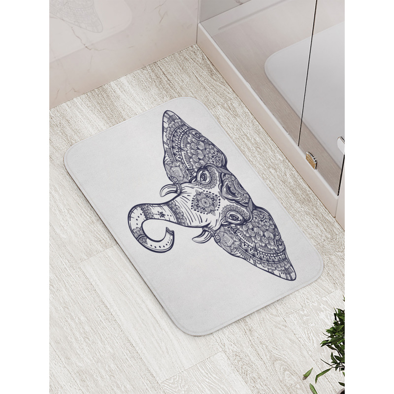 Paisley Animal Bath Mat