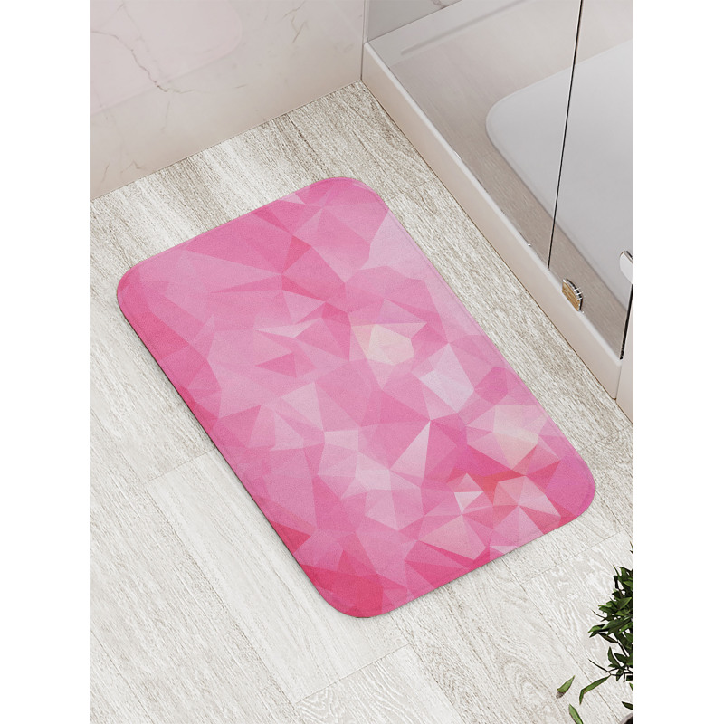 Mosaic Fractal Style Bath Mat