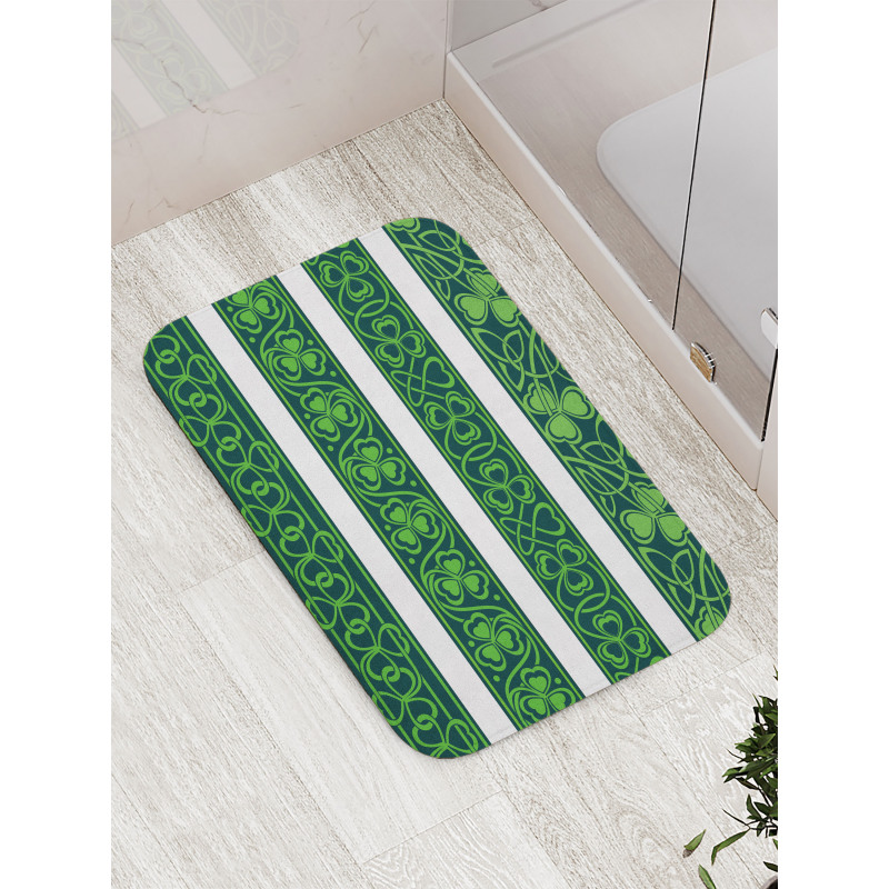 Shamrock Borders Art Bath Mat