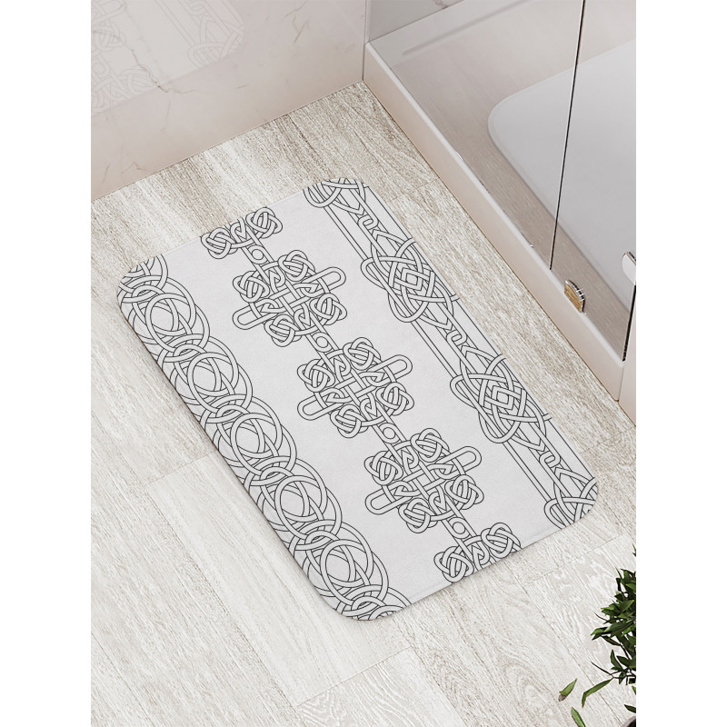 Indigenous Stencil Art Bath Mat