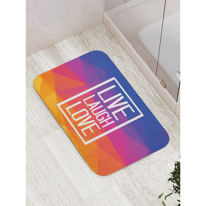 Famous Slogan Bath Mat