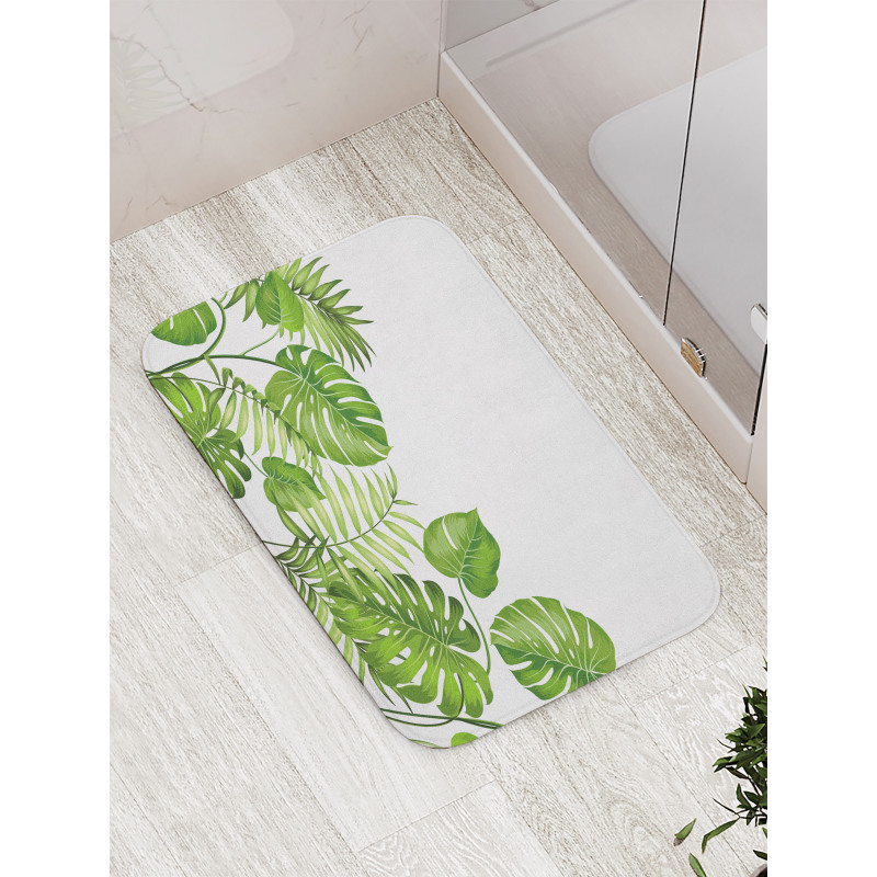 Foliage Swirls Botanic Bath Mat