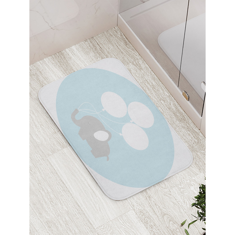 Balloons Baby Bath Mat