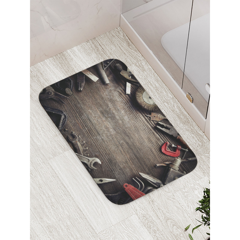 Grungy Tools Bath Mat