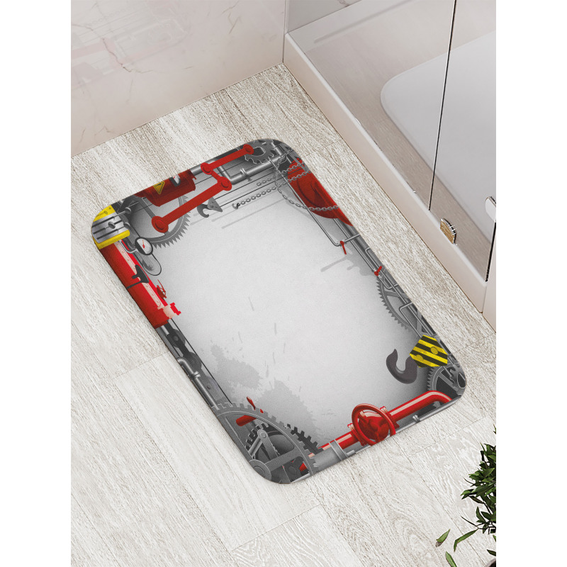 Pipes Meters Bath Mat