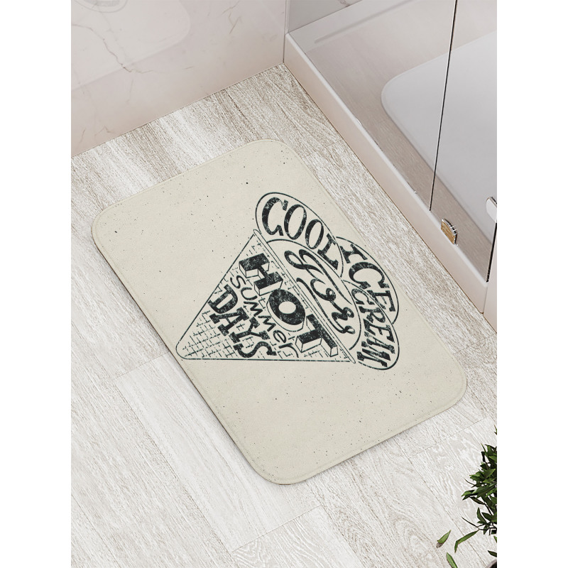 Cool Ice Cream Bath Mat