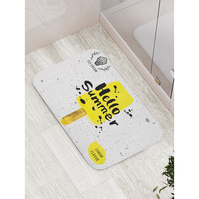 Lemon Flavor Bath Mat