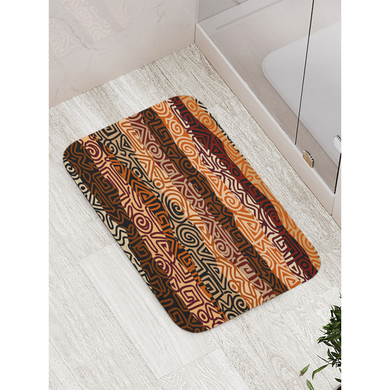 Strikes Pattern Bath Mat