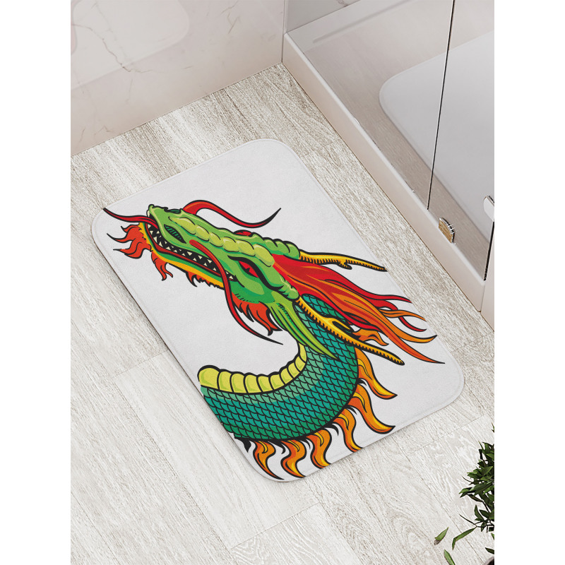 Monster Portrait Fantasy Bath Mat