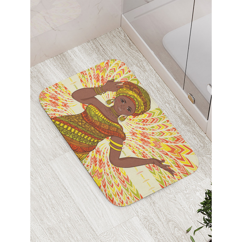 Dancing Woman Bath Mat