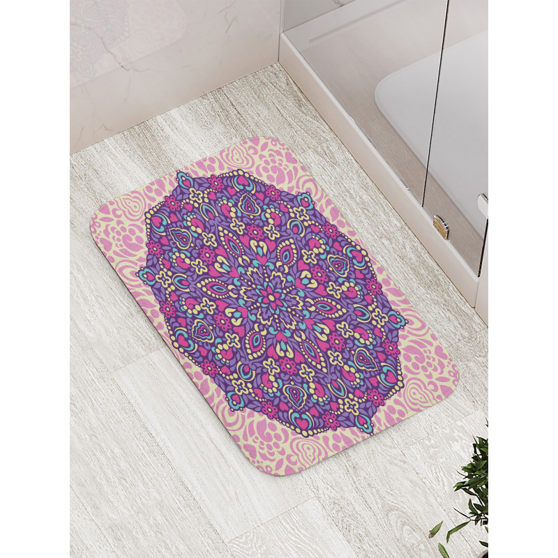 Floral Cosmos Bath Mat