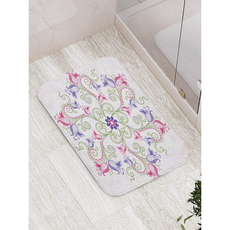 Classical Tulip Bath Mat