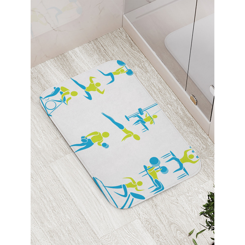 Gym Activity Equipment Bath Mat