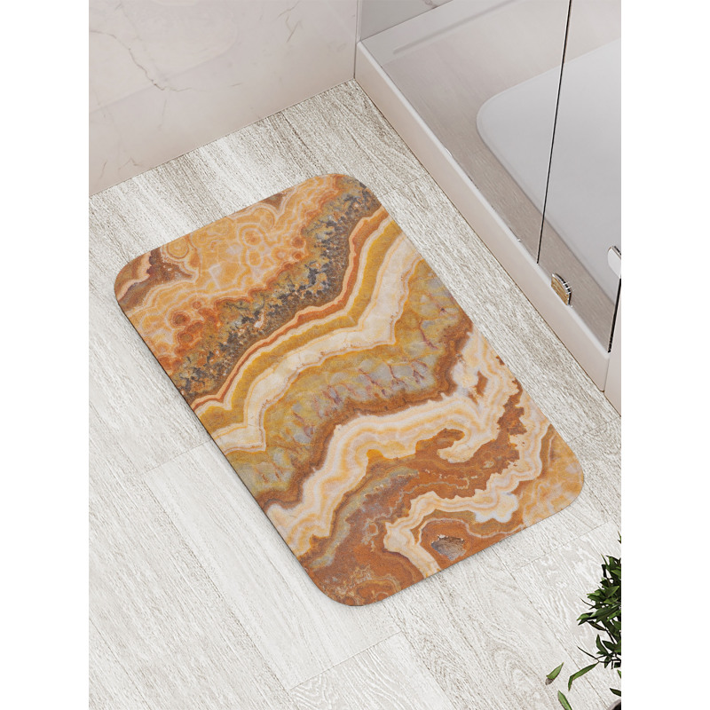 Watercolor Mineral Form Bath Mat