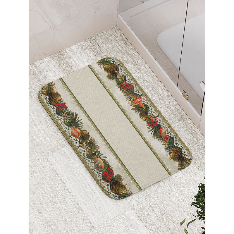 Vintage Ornate Nature Bath Mat