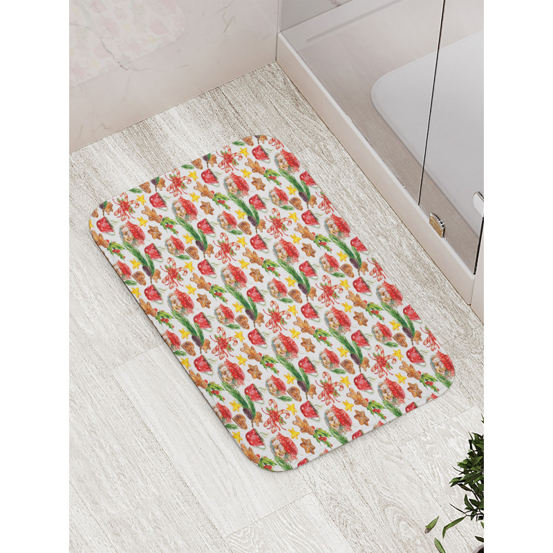 Retro Cookies Candy Bath Mat