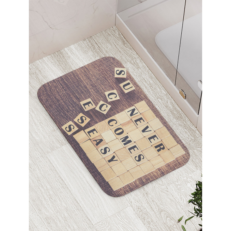 Words Scribble Bath Mat