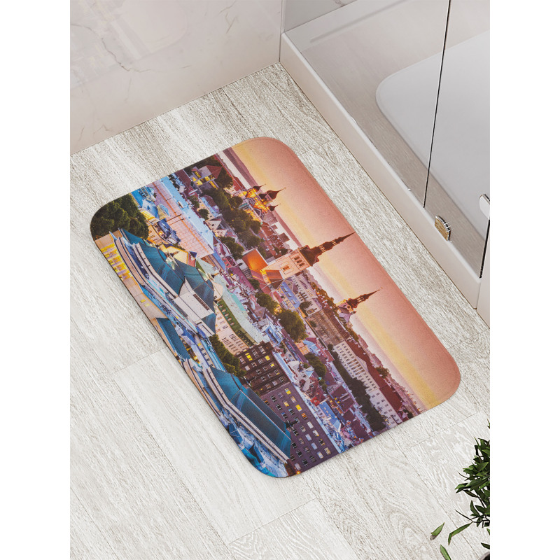 Tallinn Estonia City Bath Mat