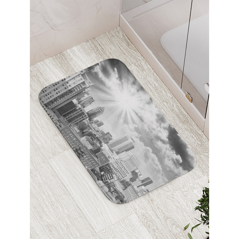 Aerial Montreal Bath Mat