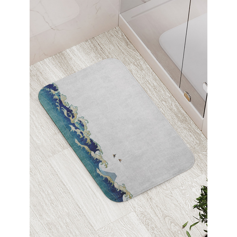 Aquatic Swirls Bath Mat