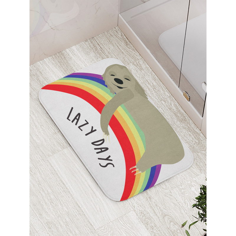 Lazy Days Carefree Sloth Bath Mat