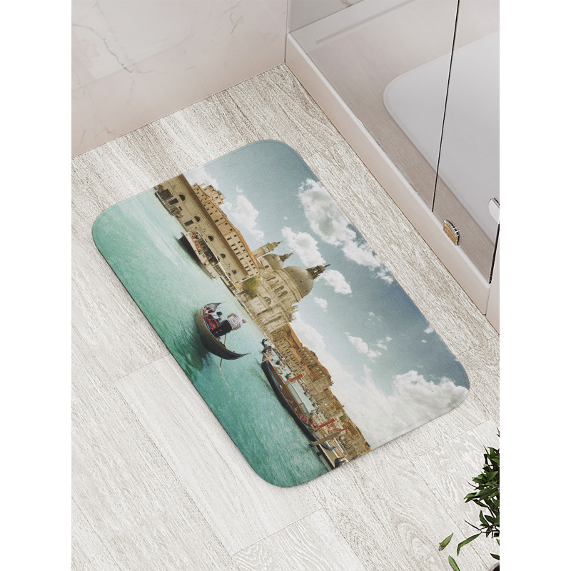 Grand Canal in Aerial View Bath Mat