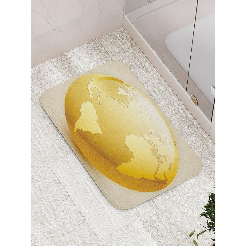 Vivid Earth Sphere Bath Mat