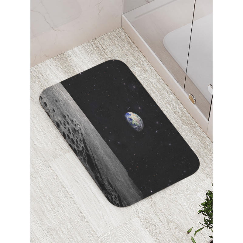 Planet Earth from Moon Bath Mat